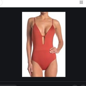 BECCA Tie Back One-Piece Swimsuit
